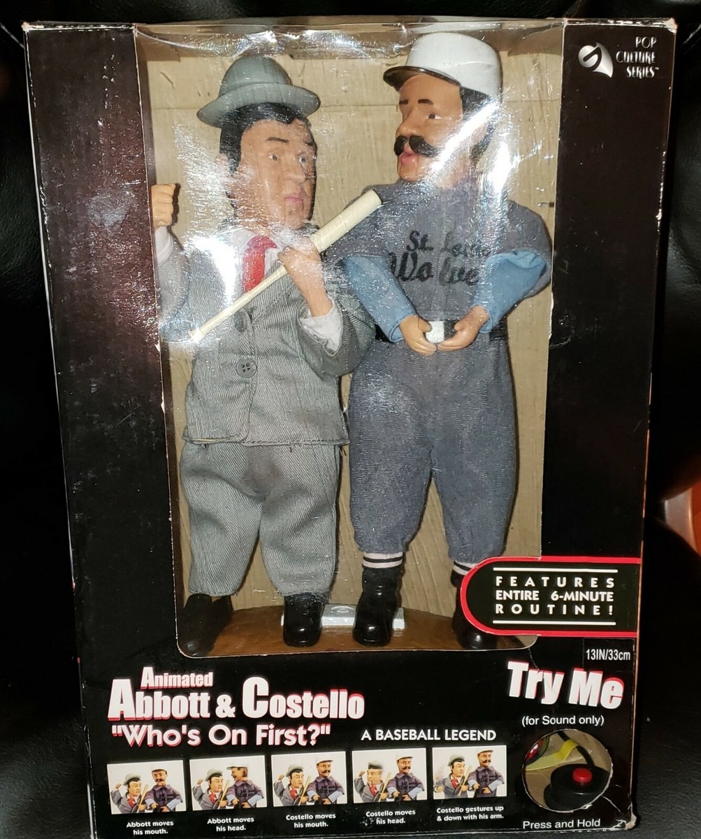 Abbott And Costello WHO'S ON FIRST Mechanical Toy and ORIGINAL