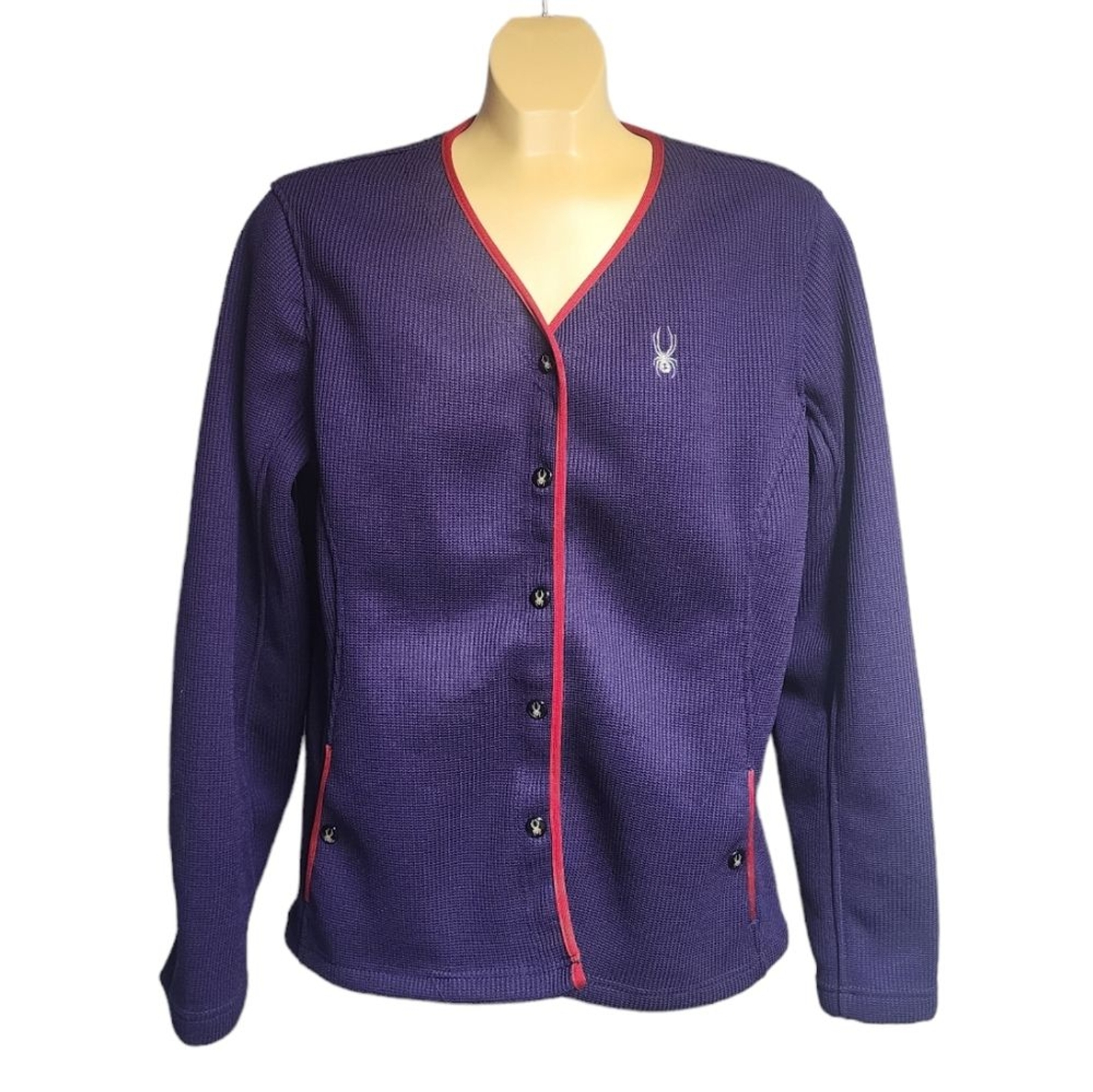 SPYDER Snap Button Core Sweater Jacket - image 11