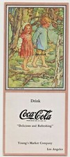 Vintage COCA-COLA Advertising Ink Blotter