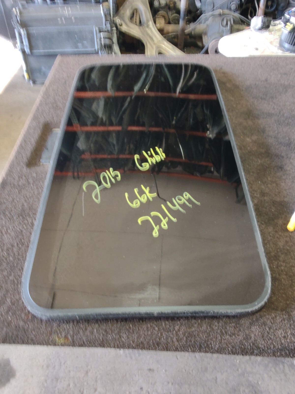 2014-20 MASERATI GHIBLI SUN ROOF GLASS R-001604