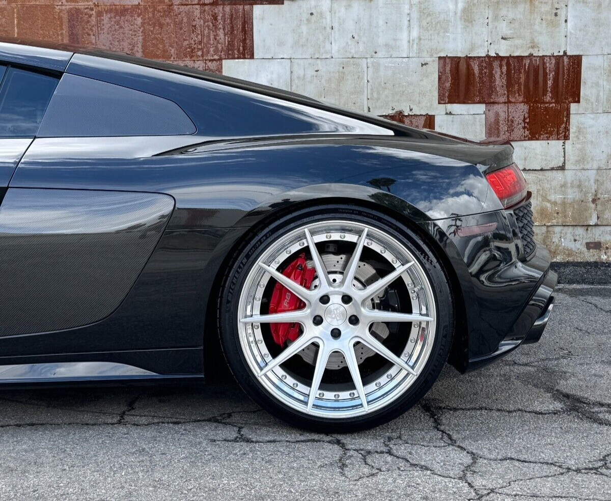 20/21" PROJECT6GR FORGED BRUSHED POLISHED LIP WHEELS MICHELIN TIRE FOR AUDI R8