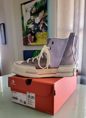 その他 Lilas Converse Chuck 70 Plus High Colorblock Lucid Lilac Women 7