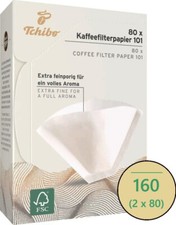 TCHIBO Kaffee Filterpapier Gr. 101 - 160 Stü...