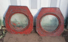 2    10 in   Vintage Boat  Ship  Portholes