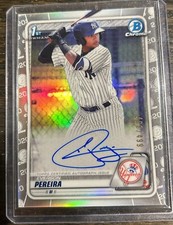 2020 Bowman Chrome Everson Pereira /499 Refractor Auto  RC Rookie Autograph