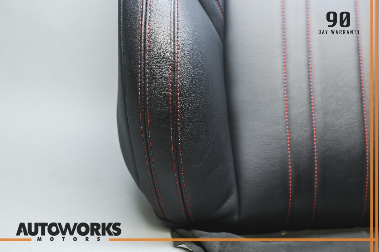 14-17 Maserati Ghibli M157 Front Right Top Upper Seat Cushion Cover Black OEM