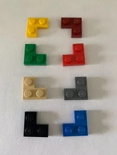 LEGO Parts 2420 (4pcs) Plate 2x2 Corner (Choose Color)