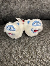 Abominalbal SNOWMAN RUDOLPH THE RED NOSED REINDEER Toddler SIZE 1 SLIPPER