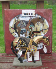 Trail of Painted Ponies-Gorgeous -Horse  Sun Catcher " Medicine Horse" Retired