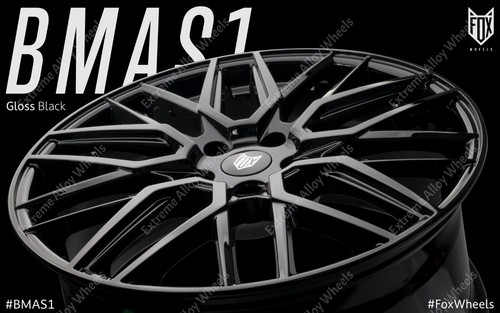 19" Black BMA Alloy Wheels Fits Audi a6 a8 Q2 Q3 Q5 TT Roadster 2006 5x112 - Picture 4 of 7