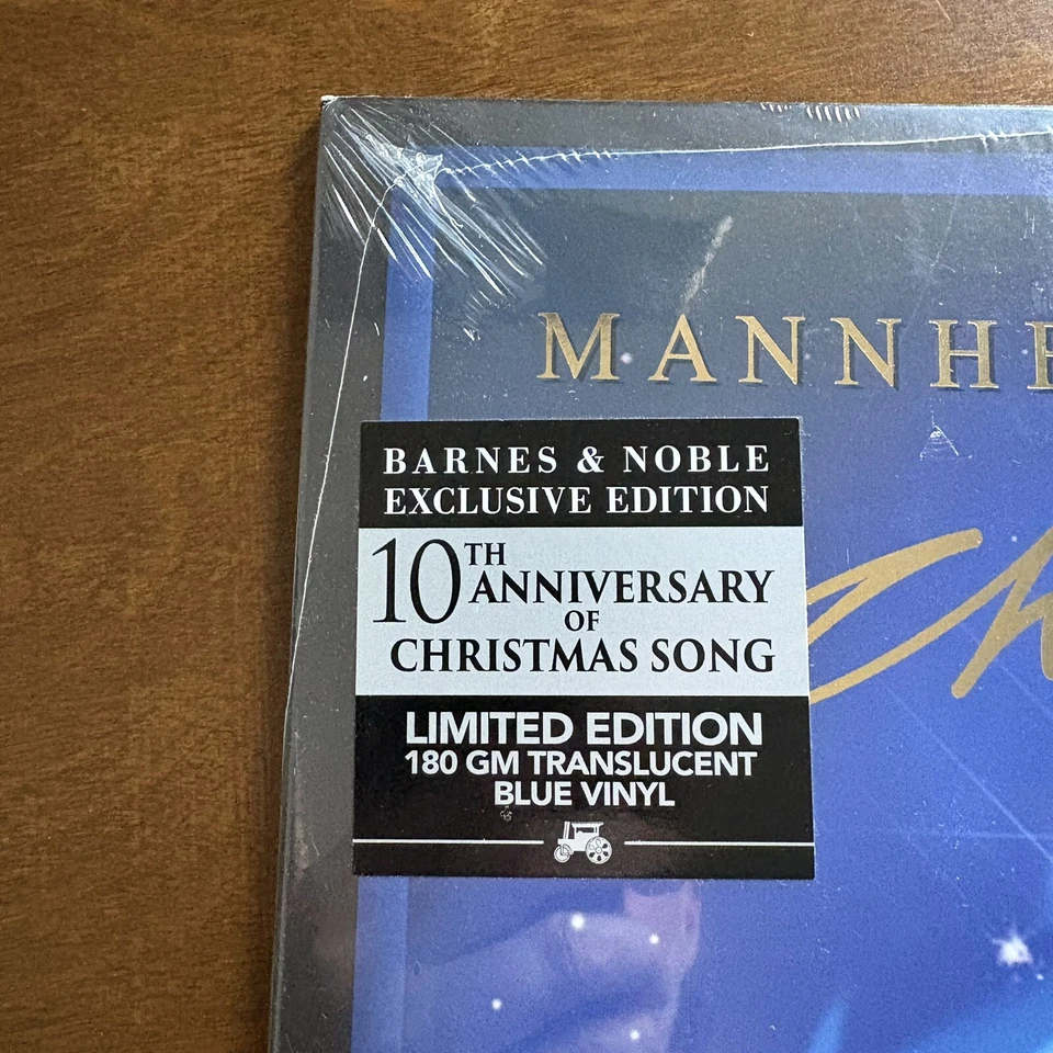 MANNHEIM STEAMROLLER Christmas Song LIMITED EDITION 180g BLUE VINYL sealed NEW - Image 2 of 3