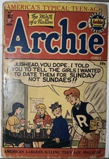 Archie Vol. 1, #51 (Archie Comic Publications, 1951) Low Grade