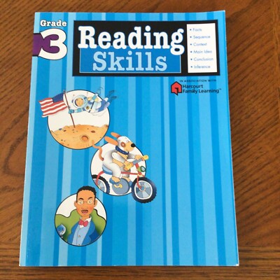Reading Skills: Grade 3 (Flash Kids Harcourt Family Learning)