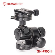 SunwayFoto GH-PRO II Geared Head Panoramic Tripod Head for Cam Sony Canon Nikon