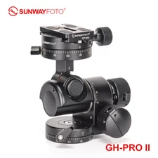 SunwayFoto GH-PRO II Geared Head Panoramic Tripod Head for Cam Sony Canon Nikon