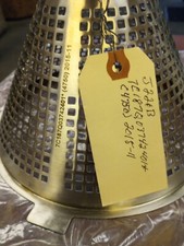 QUADRO Conical Mill Screen solid flare Square G20-0043 screen hole 0.187"