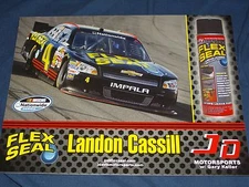 2013 LANDON CASSILL #4 FLEX SEAL NASCAR POSTCARD