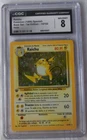 Pokemon Raichu Base Set 1st Edition SPANISH Holo Rare #14 Grade  8
