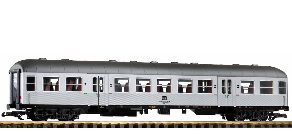 Piko 37631 G Scale DB IV Silver Coin Coach 2.Cl Stainless