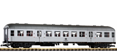 Piko 37631 G Scale DB IV Silver Coin Coach 2.Cl., Stainless