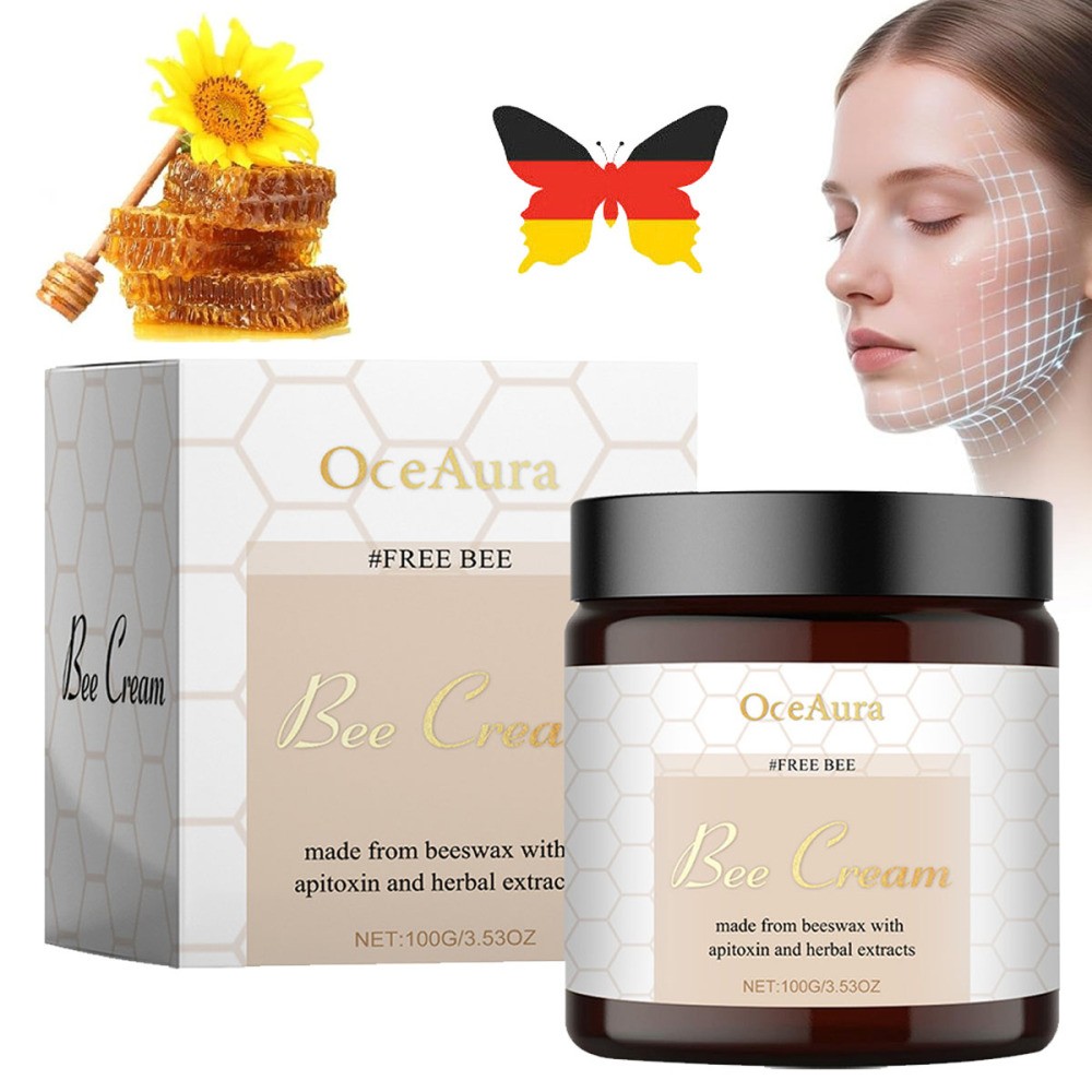 Bee Cream Bienengiftsalbe mit Kräuterextrakten, Apitoxin natürliche Hautpflege