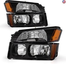 Headlight Assembly Compatible with 2002 2003 2004 2005 2006 Chevy Avalanche