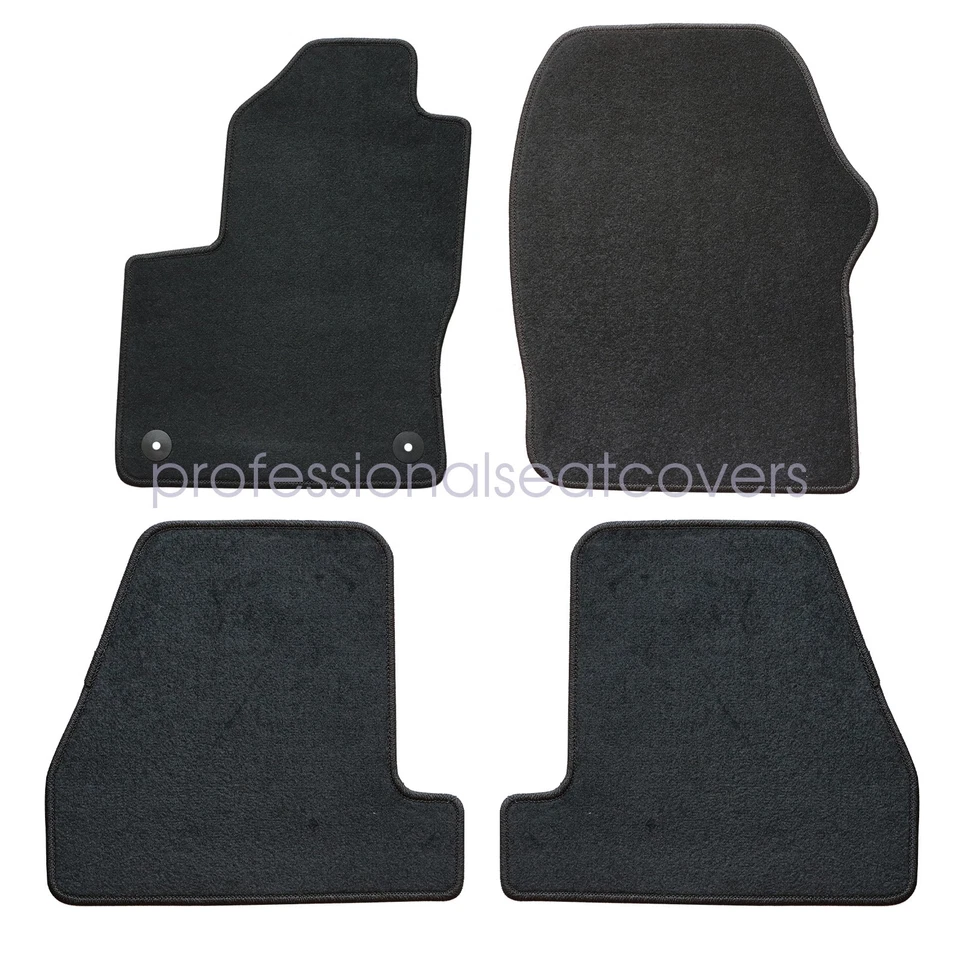 Front & Rear Floor Mats Carpet Black For 2011 2012 2013 2014 2015 Ford Focus - Изображение 4 из 4