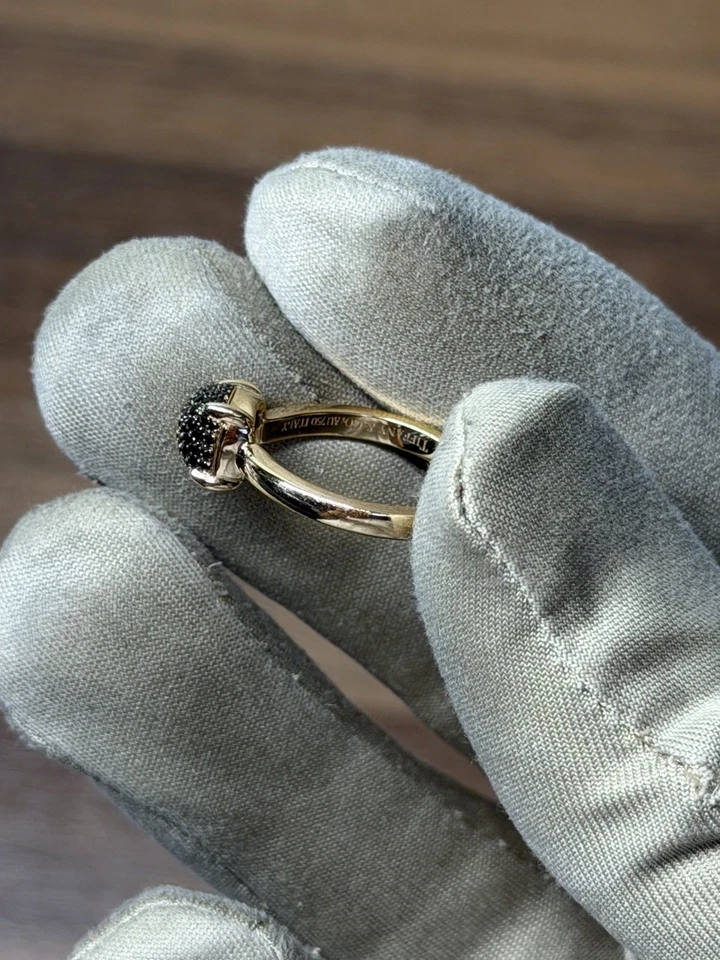 Anillo Tiffany & Co. Paloma Picasso Oro Rosa 18K Espinela Negra Pila de Azúcar 5.25 Foto 3 de 4