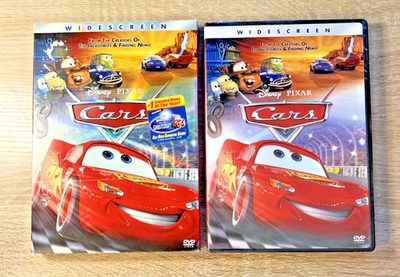 Cars DVD Disney Pixar Movie 2006 Comedy Kids Family Animated