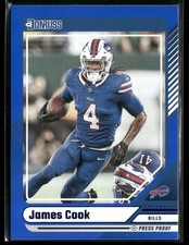 2024 Donruss - Press Proof Blue #105 James Cook - Bills
