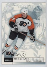 2002 Upper Deck Mask Collection Teammates John LeClair Roman Cechmanek #63 11pj
