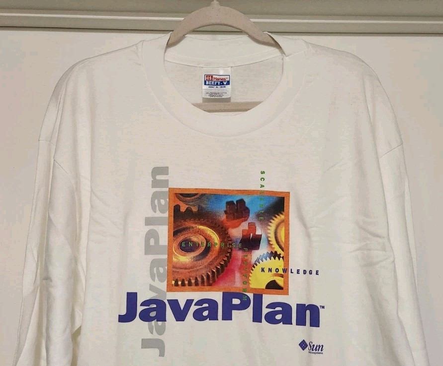 Java Plan Sun Microsystem VTG 90’s Long Sleeves T… - image 3