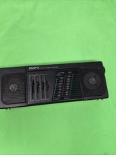 Vintage GPX AM/FM Stereo Receiver Mini Boombox Portable Radio Model A270 Black