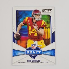 Sam Darnold Rookie Card 2018 Panini Score Football #1 USC Seahawks RC Super Bowl. rookie card picture