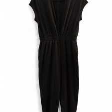 Free People Beach Black Sleeveless Jumpsuit Size S