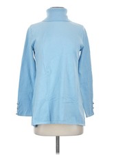 Soft Surroundings Women Blue Sweatshirt S