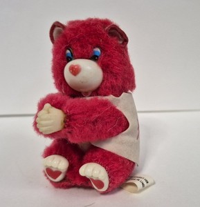 Red 1980’s Care Bears Bear Coca Cola Pen Hugger Pencil Topper Vintage 80s NOS