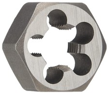 3/4"-16 Carbon Steel Hex Rethreading Die, DWTHX3416
