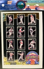 Checklist B: 12-22 1993 Topps Black Gold Certified Winners #B