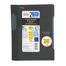 Five Star Advance Small 2-Subject Spiral Guard Notebook College Ruled : 6 in. x