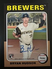 2024 Topps Heritage High Number - Real One Autographs Bryan Hudson #ROA-BH (AU,