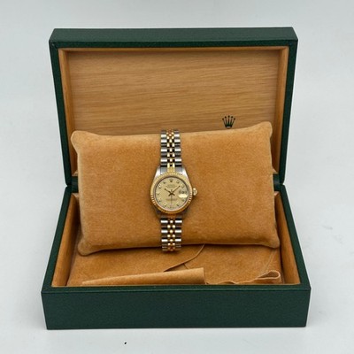 ロレックス (ROLEX) 純正BOX一式 デイトジャスト 中古)ROLEX ロレックス デイトジャスト 69173 シャンパン（商品ID