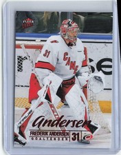 2024-25 Fleer Ultra Red Foil /94 #190 Frederik Andersen Carolina Hurricanes