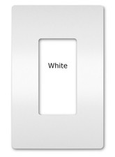 Pass  Seymour Legrand Radiant  1-Gang Screwless Wall Plate Set of 5 