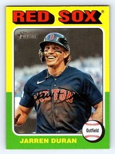Jarren Duran 2024 Topps Heritage Short Print #83 Boston Red Sox 