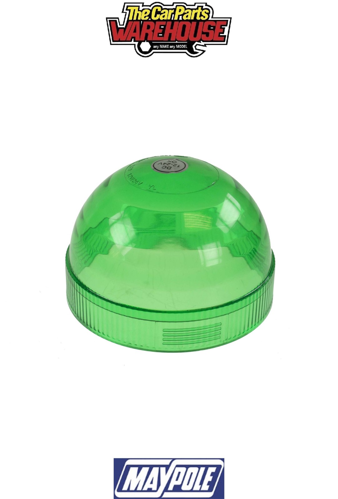 Maypole 40947 LENS FOR GREEN LED BEACONS (NEW THREAD) SUITS MP40924, MP40934 BK