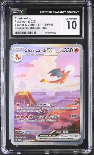 2023 POKEMON 151 #199 CHARIZARD CGC 10 GEM MINT