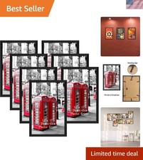 11x17 Picture Frames Black Poster Frame for Gallery Wall, Set of 7