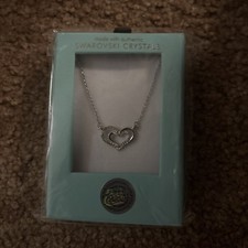 Crystal Necklace Swarovski Heart Shaped