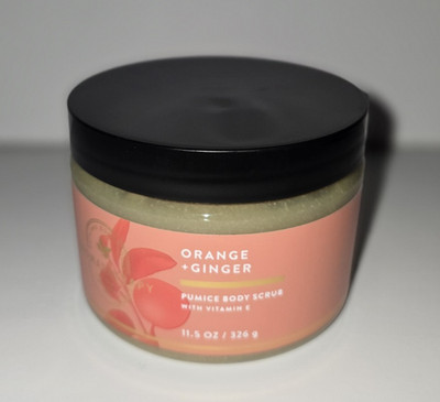 Bath and Body Works Aromatherapy ENERGY ORANGE GINGER Pumice Body Scrub 11.5oz